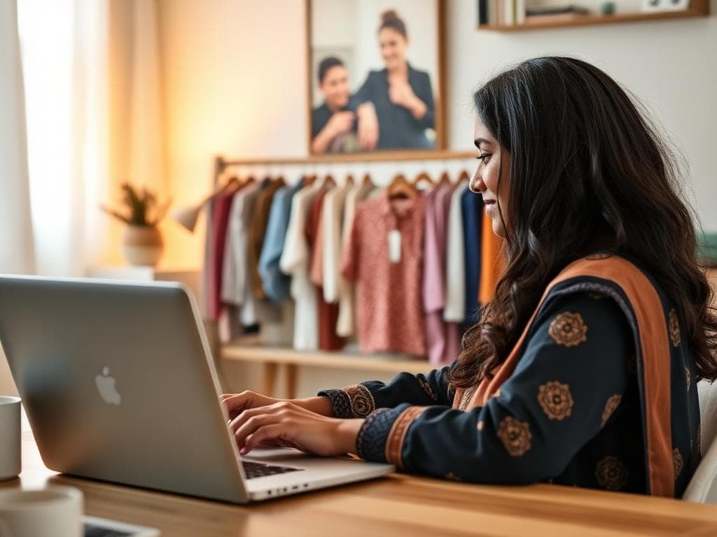 Virtual styling consultation session